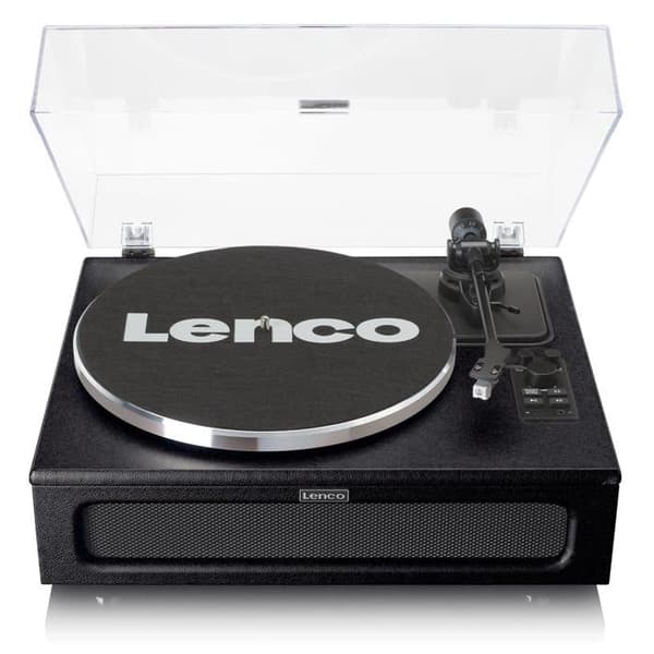 Lenco LS-430BK - Skivspelare med 4 inbyggda högtalare - Svart