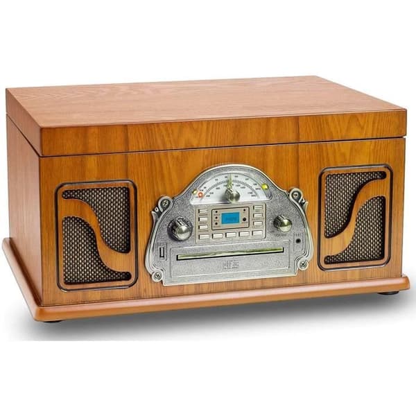 Lauson IVX22 Bluetooth multifunktions skivspelare med USB-kodning spelar in MP3, CD-spelare, FM-radio, högtalare