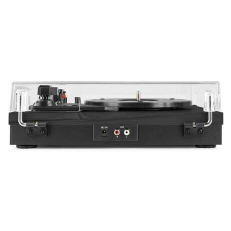 Fenton RP165B Stereo skivspelare med Bluetooth och högtalare - Svart / Grå
