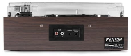 Fenton RP175DW retro skivspelare med Bluetooth och USB-anslutning - Mörk trä