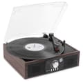 Miniatyrbild 1 av 4: Fenton RP175DW retro skivspelare med Bluetooth och USB-anslutning - Mörk trä