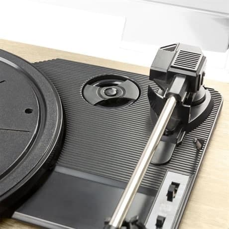Fenton RP161LW retro skivspelare Bluetooth - Inbyggda högtalare - Stereo - Trä