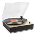 Miniatyrbild 1 av 11: Fenton RP161LW retro skivspelare Bluetooth - Inbyggda högtalare - Stereo - Trä