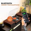 Miniatyrbild 11 av 11: Fenton RP165C stereo skivspelare med Bluetooth och högtalare - Körsbär