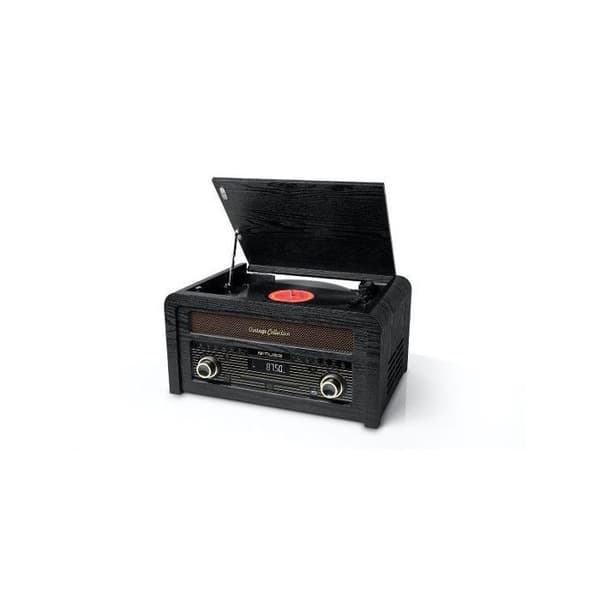 Muse skivspelare - MT115W - CD/MP3-spelare, FM-radio, Bluetooth, USB - Svart