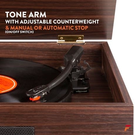 Fenton RP173 retro skivspelare med Bluetooth och radio