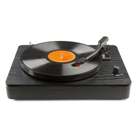 Audizio RP330 stereo skivspelare med Bluetooth och högtalare - 100W peak effekt - Svart