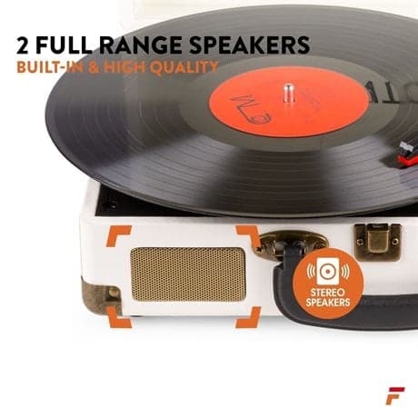 Fenton RP115G retro skivspelare med Bluetooth och USB - Cream