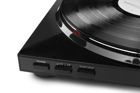 Audizio RP310 hifi skivspelare med automatisk retur och mp3-inspelning - Svart