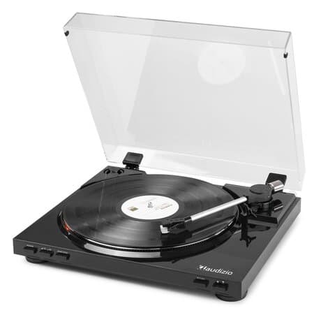 Audizio RP310 hifi skivspelare med automatisk retur och mp3-inspelning - Svart