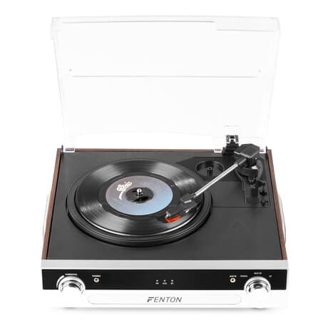 Fenton RP102A skivspelare med Bluetooth, högtalare och mp3-inspelning - Silver