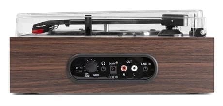 Fenton RP170D skivspelare med Bluetooth och matchande skivfodral - Darkwood