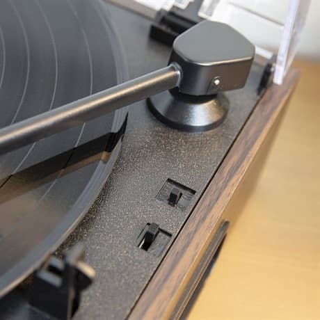 Fenton RP170D skivspelare med Bluetooth och matchande skivfodral - Darkwood