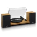 Miniatyrbild 3 av 4: Lenco LS-500OK - Skivspelare med integrerad förstärkare, Bluetooth® och två externa högtalare - Trä