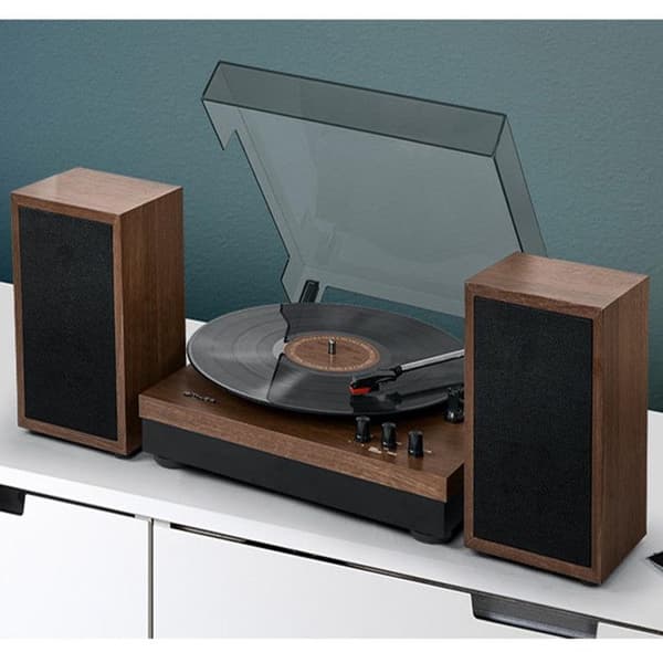 Muse 3 Speed 33/45/78t Stereo Vinyl skivspelare med Bluetooth träeffekt - MT-108BT
