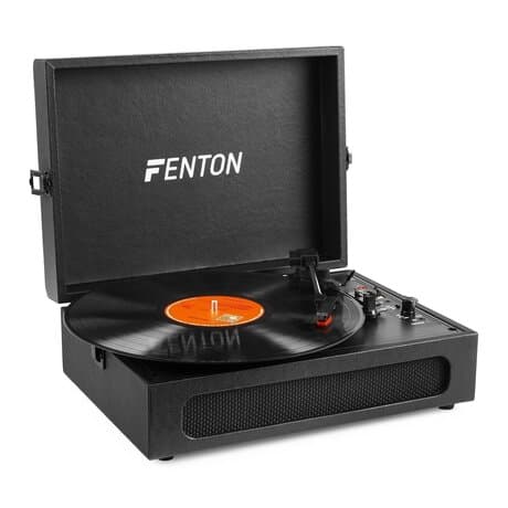 Fenton RP118B retro skivspelare med Bluetooth in/ut och USB - Svart