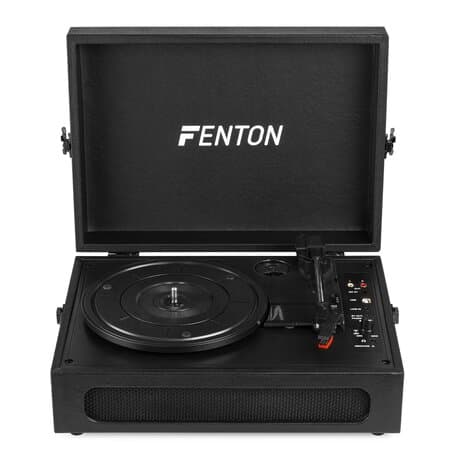 Fenton RP118B retro skivspelare med Bluetooth in/ut och USB - Svart