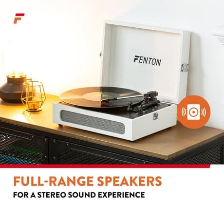 Fenton RP118F retro skivspelare med Bluetooth in/ut och USB - Beige