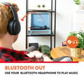 Miniatyrbild 10 av 11: Fenton RP118E retro skivspelare med Bluetooth in/ut och USB - Blå