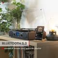 Miniatyrbild 3 av 11: Audizio Tulsa Audio Center Med Skivspelare DAB+ Radio