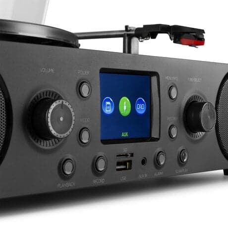 Audizio Tulsa Audio Center Med Skivspelare DAB+ Radio