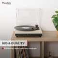 Miniatyrbild 3 av 11: Audizio RP113C - Skivspelare i full storlek med Bluetooth in/ut - USB - Inbyggda högtalare - Cream