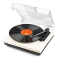 Miniatyrbild 7 av 11: Audizio RP113C - Skivspelare i full storlek med Bluetooth in/ut - USB - Inbyggda högtalare - Cream