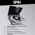 Miniatyrbild 4 av 4: Bärbar skivspelare - Reloop - SPIN - Bluetooth-ljudströmning - Scratching - Mobile cutting