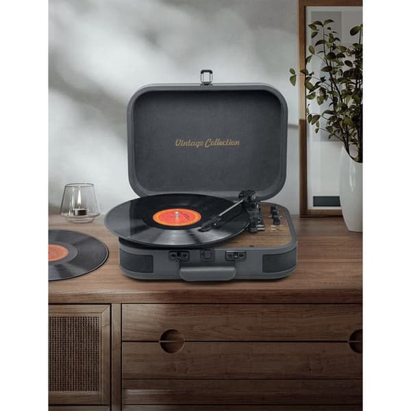 Muse MT-207 DGB vinylskivspelare, 33/45/78 RPM, Stereo 2x5W - Bluetooth USB-port