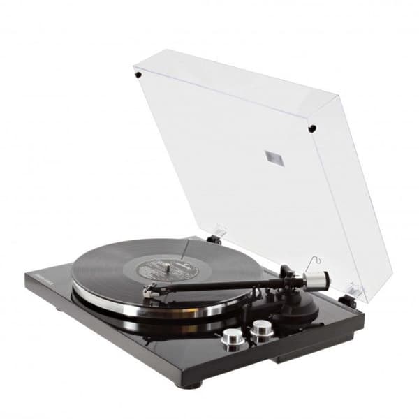 Platina vinyl - ENOVA Hifi - VISION4 - USB/Bluetooth - Svart glänsande - Vinyldigitalisering