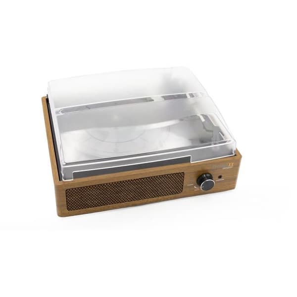 Retro TECHNAXX TX-186 Vinyl skivspelare - Phono, Bluetooth, AUX IN, USB - 2 x 3 W högtalare - 3 hastigheter 33, 45, 78 rpm