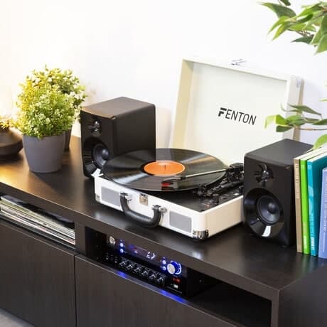 Fenton RP115 Record Player DoveGrey.