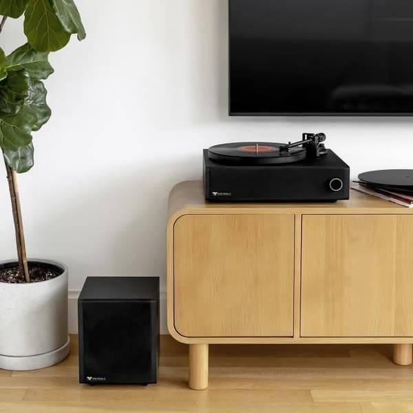 VICTROLA Bundle V1 Bluetooth skivspelare + Express Subwoofer