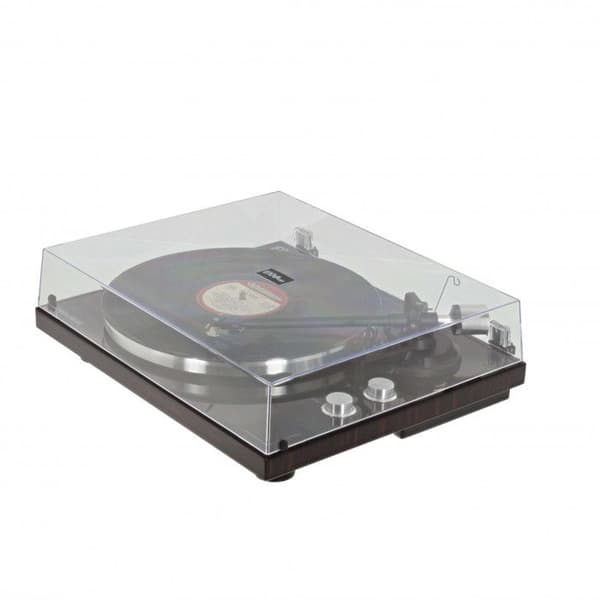 Hi-fi vinyl skivspelare - ENOVA - VISION4 USB WD - USB/Bluetooth - Mörk träfinish - 33/45 rpm
