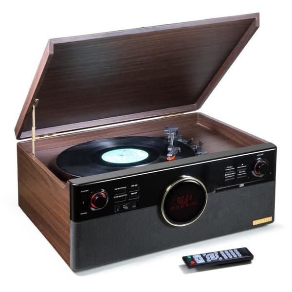 TECHNAXX DAB BLUETOOTH skivspelare TX-137 skivspelare - Phono, Kassett, CD, USB, AUX–IN, FM/DAB+ Radio