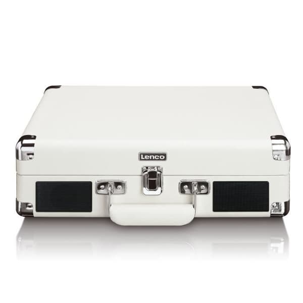 Bluetooth® vinyl skivspelare med integrerade högtalare - Lenco - TT-115CR - Krämfärgad - Svart