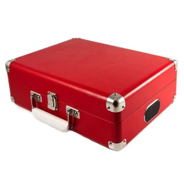 USB Vinyl skivspelare - GPO - Röd Clip - MP3-inspelning - USB-kontakt - Vintage