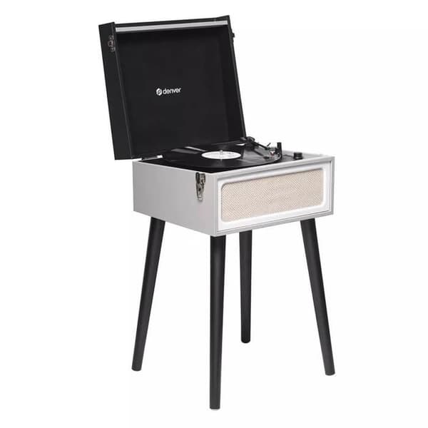 Denver VPL-150BT/VPR-250 Oberoende Retro skivspelare med Bluetooth MP3 USB