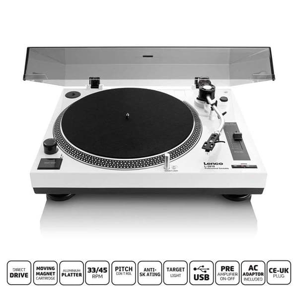 Platina USB - LENCO - L3810 - Direktdrift - USB-inspelning - 33 varv