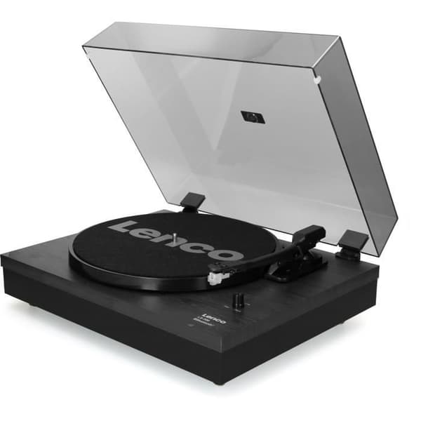 Vinyl skivspelare - LENCO - LS-300BK - Bluetooth, 2 externa högtalare, svart