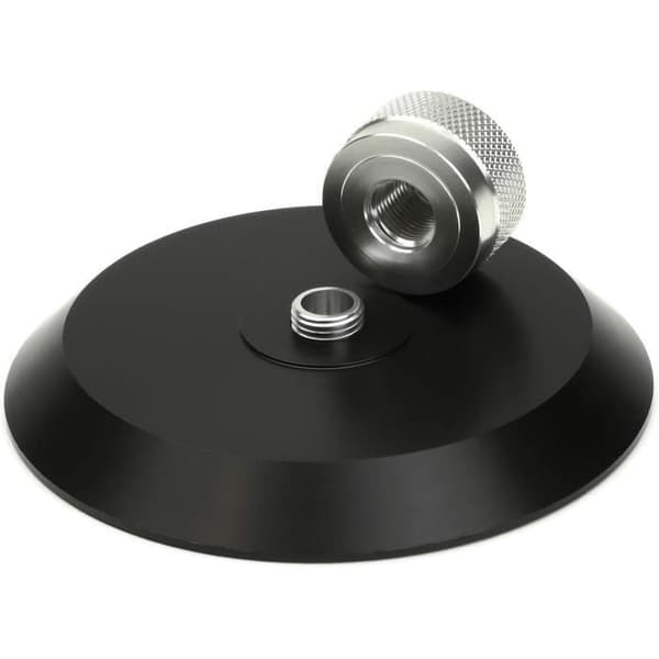 Fästklämma - Dynavox - VC80 - Svart Aluminium - Stabilisering av Vinyl - Kompatibel med Skivspelare