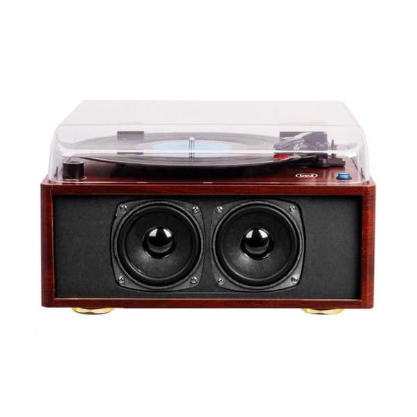 Turna gramofon - TREVI - TT 1030 BT - Elegant trä - Trådlös ljudin- och utgång - 33/45/78 varv