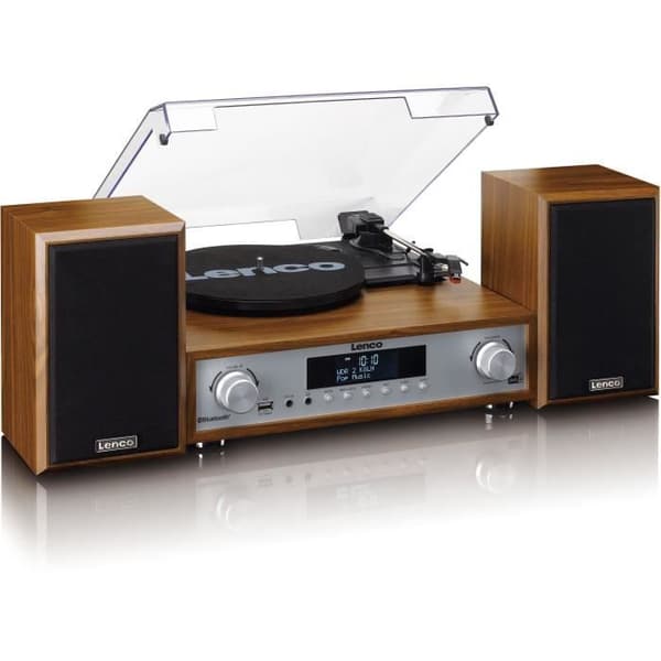 HiFi stereo set - LENCO - MC-160WD - Vinyl skivspelare, DAB+/FM radio, Bluetooth
