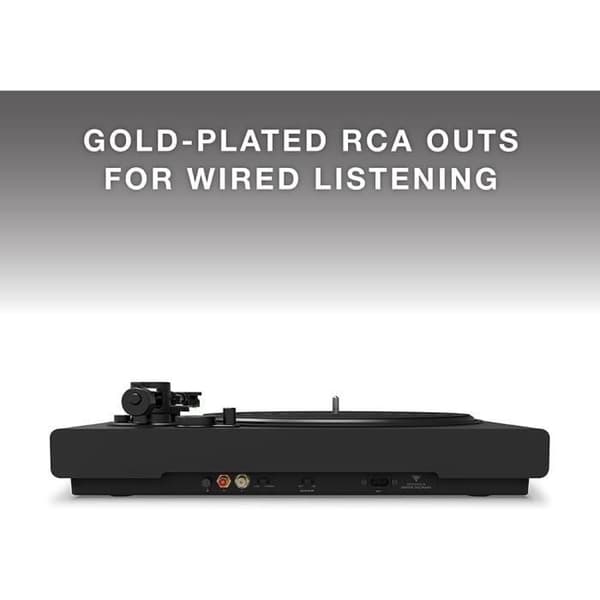 Turntable - VICTROLA - VPT-1500-BLK Onyx - Bluetooth - Audio Technica AT-VM95E - Svart