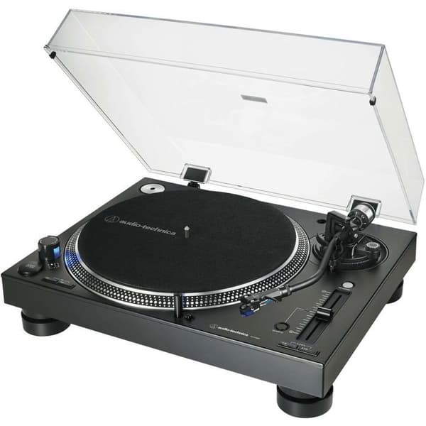 Plattenspiller - Audio Technica - AT-LP140XP - Svart - 33/45 varv - Ljudsystem Svart