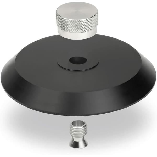 Fästklämma - Dynavox - VC80 - Svart Aluminium - Stabilisering av Vinyl - Kompatibel med Skivspelare
