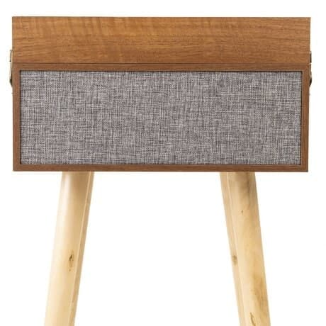 Audizio Fremont retro skivspelare med stativ  - Skivspelare Bluetooth med avtagbara ben