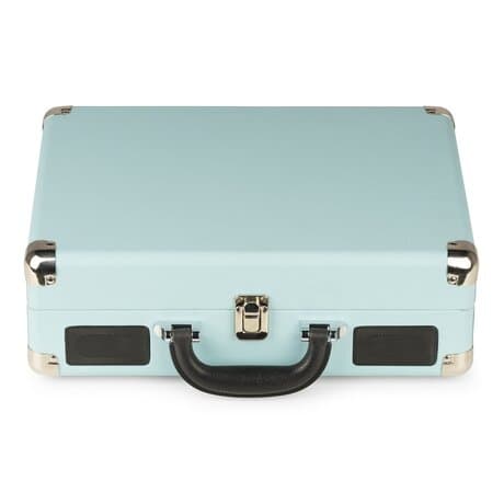 Audizio RP114BL - Retro skivspelare i blått fodral - skivspelare med högtalare och PC-mjukvara
