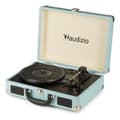 Miniatyrbild 5 av 11: Audizio RP114BL - Retro skivspelare i blått fodral - skivspelare med högtalare och PC-mjukvara