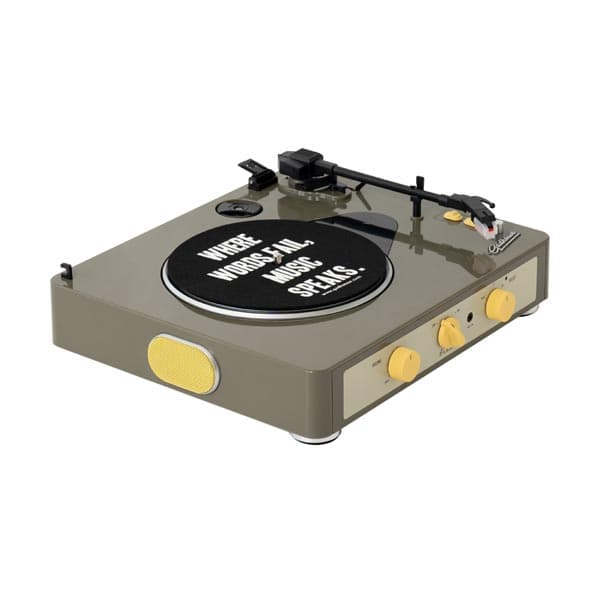 Gadhouse: Brad Mkii Record Player (Built-In Bluetooth 5.0 & Pitch Control) (Grey)